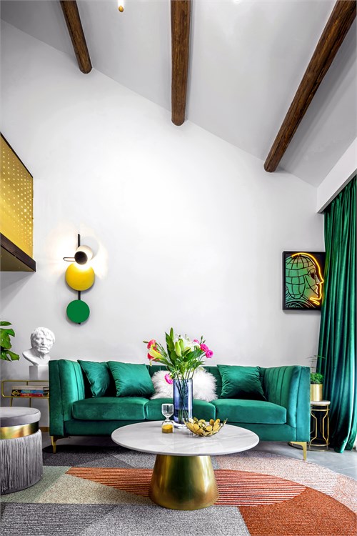 浴室木地板上墙效果图 感受幽兰芬芳_3