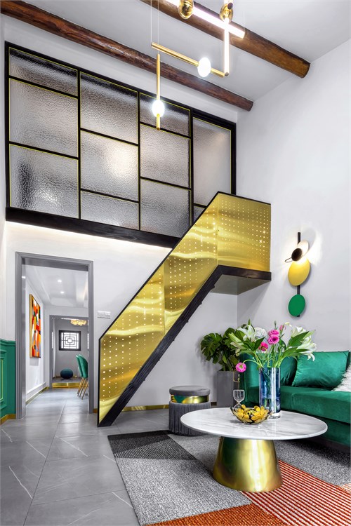 浴室木地板上墙效果图 感受幽兰芬芳_2