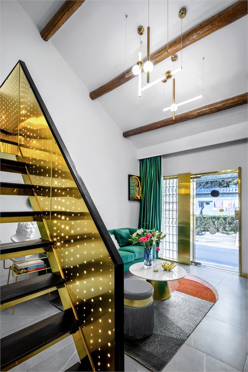 浴室木地板上墙效果图 感受幽兰芬芳_5