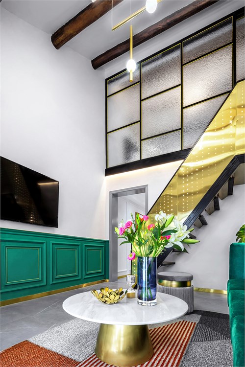 浴室木地板上墙效果图 感受幽兰芬芳_4