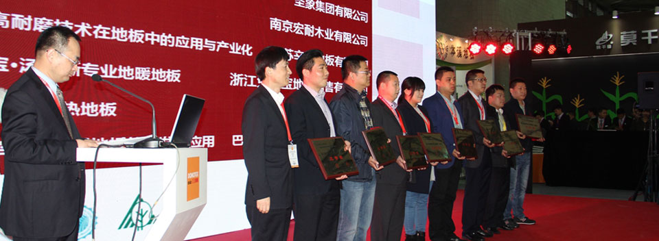 第二届中国林业产业创新奖（地板业）颁奖典礼现场